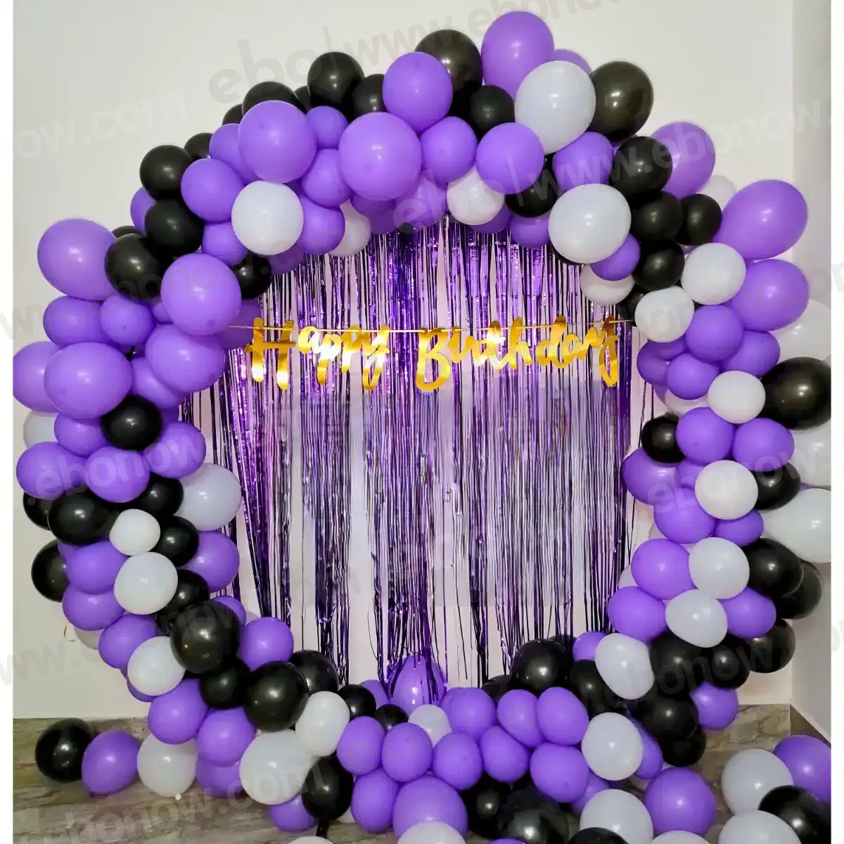 purple-and-black-birthday-centerpieces-black-girl-magic-bold-purple